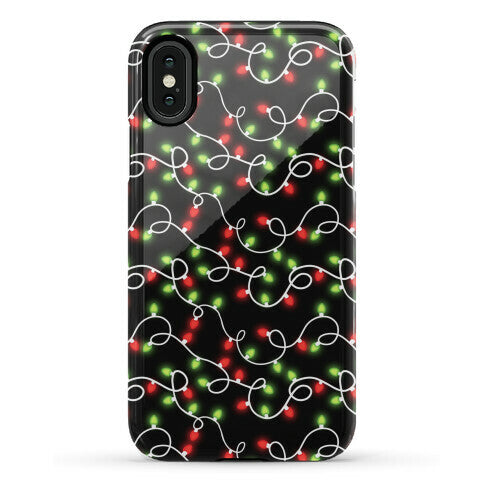 Christmas Lights Pattern Phone Case